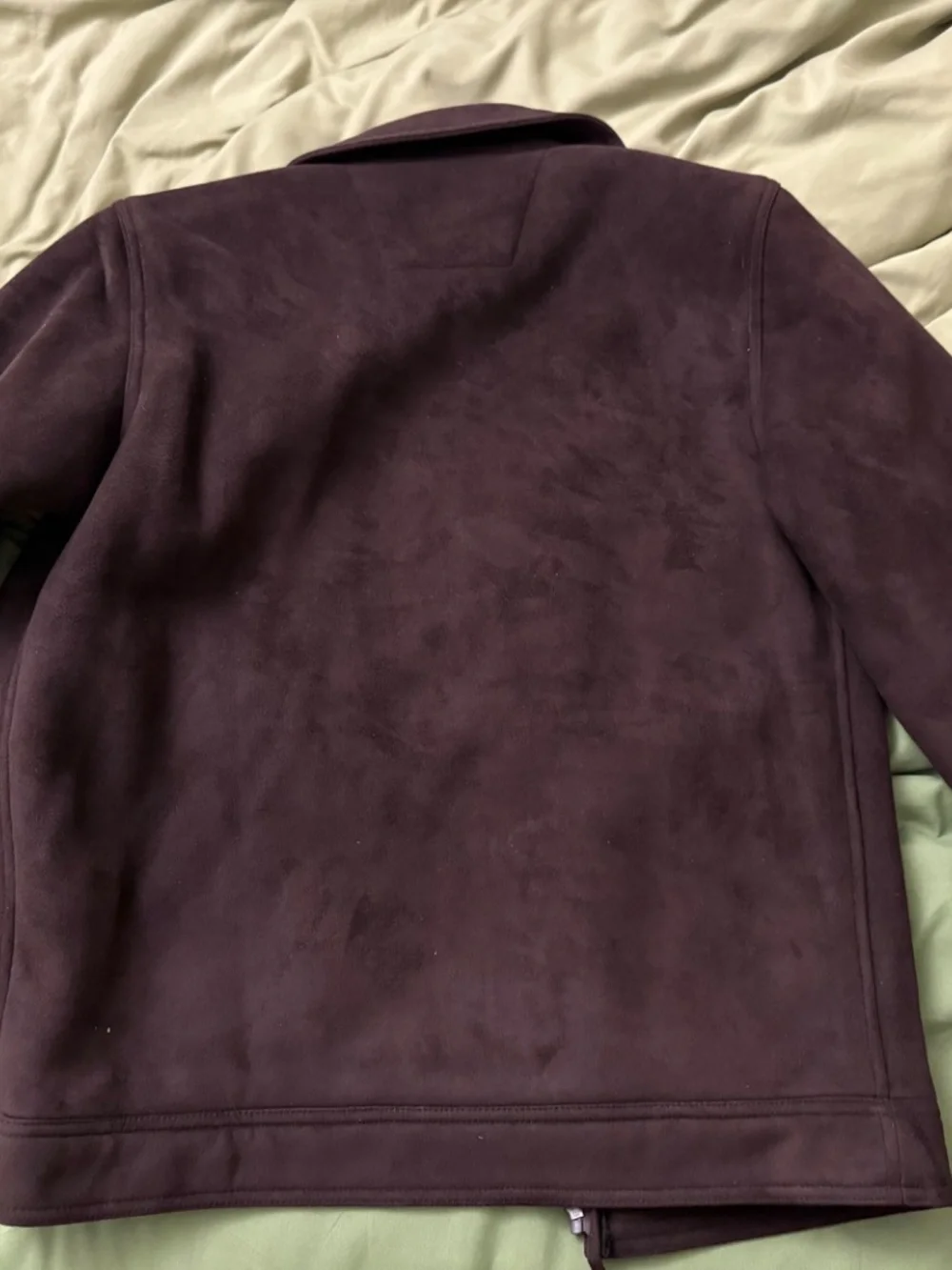 Nautica faux fur suede jacket